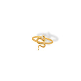 Anillo serpiente pequeña vista frontal